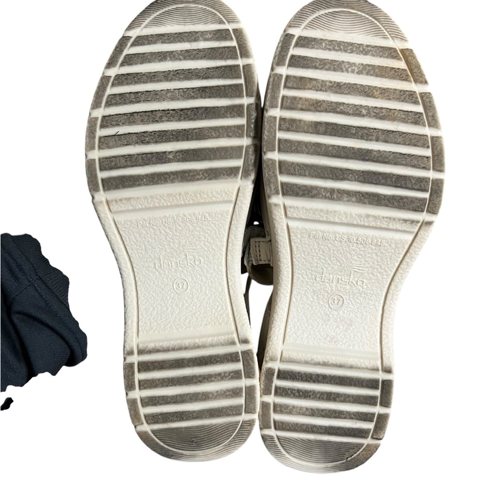 Dansko Womens Slip On Rissa Closed Toe Shoe In Ivory 37 (6.5-7) - Picture 12 of 14